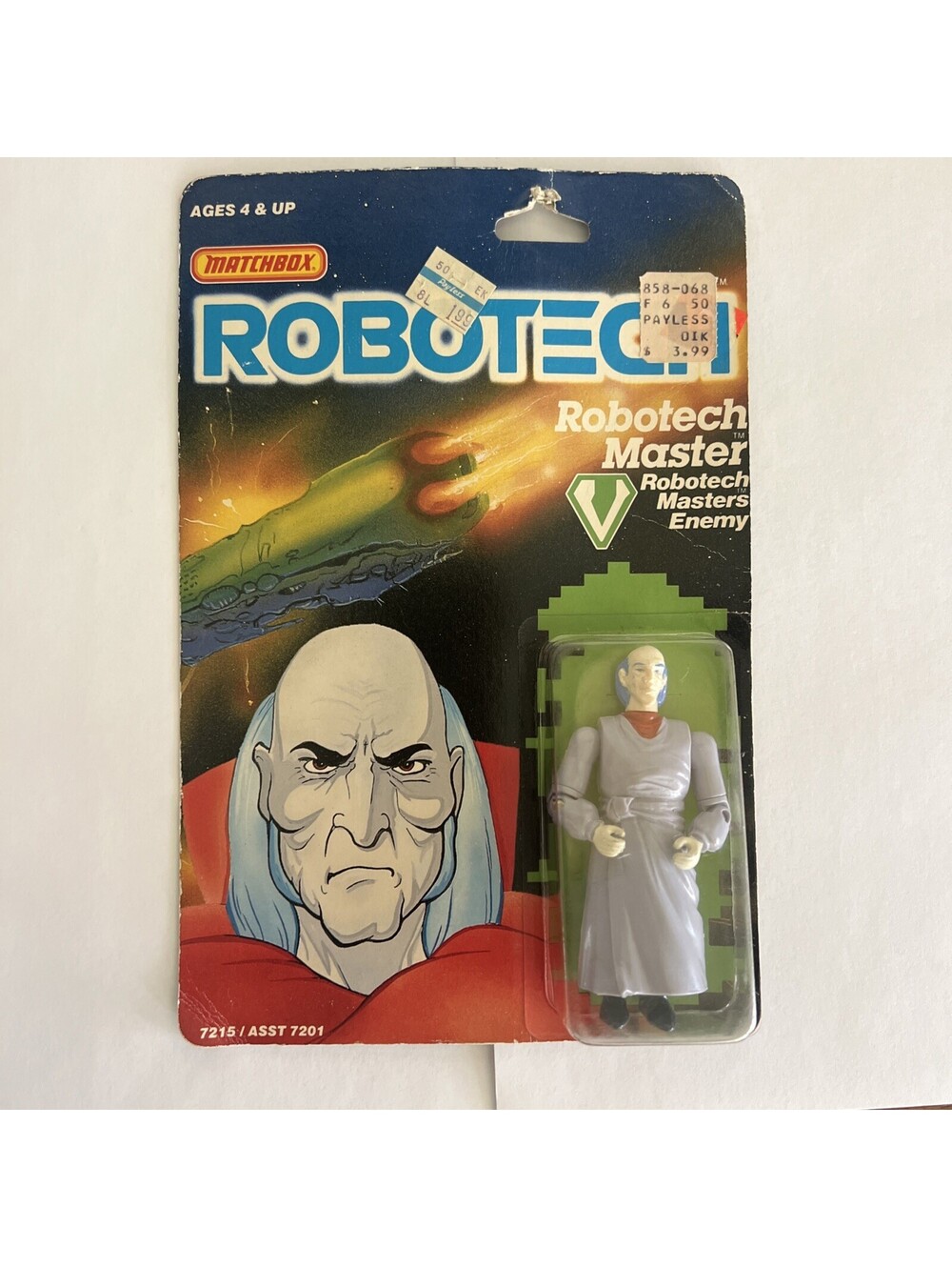 Vintage 1985 Matchbox Robotech Master Action Figure MOC Zentraedi Enemy